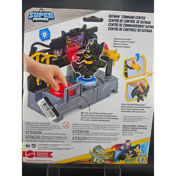 Fisher-Price Imaginext DC Super Friends Batman Command Center Playset Ages 3-8 - Picture 8 of 8